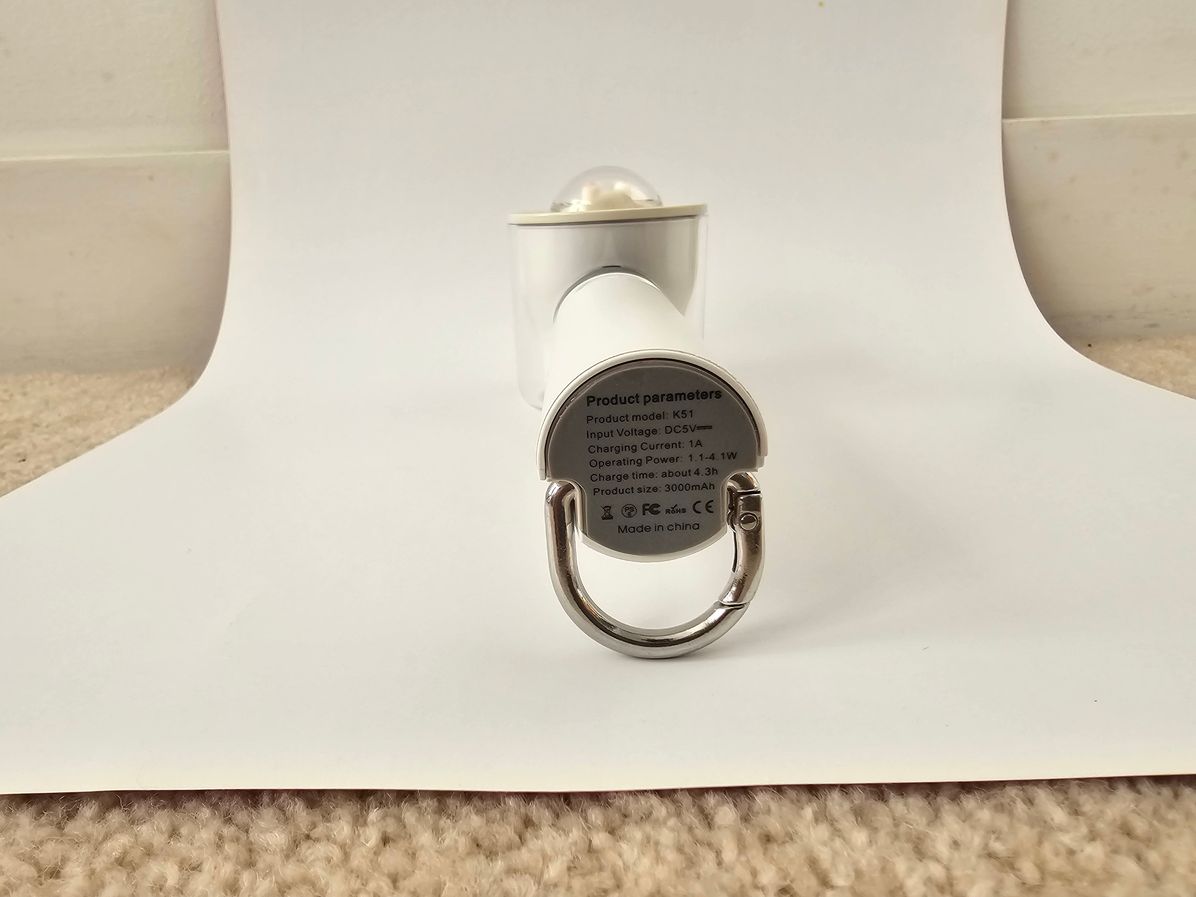 Bear LED Handheld Fan (USB Rechargeable)