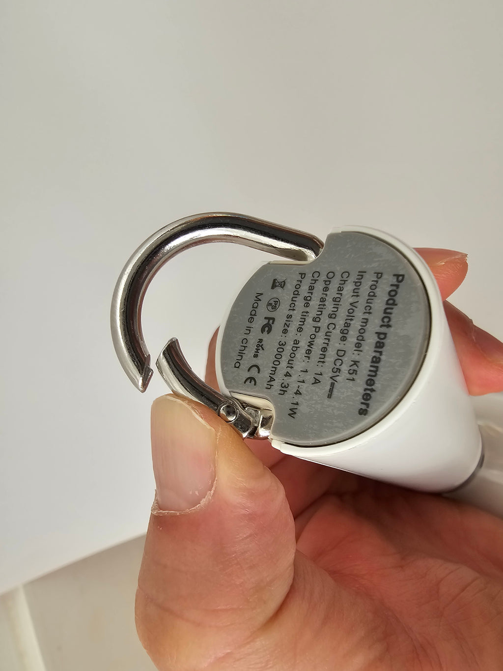 Bear LED Handheld Fan (USB Rechargeable)