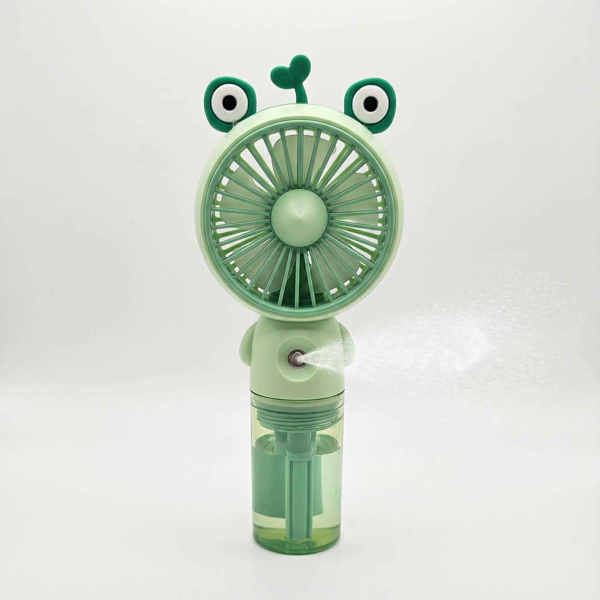 Frog Mist Spray Handheld Fan – Portable USB Rechargeable Cooling Fan